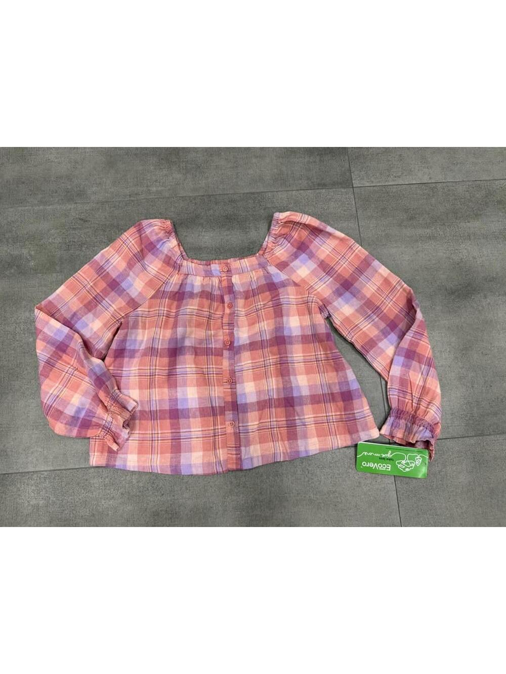 Girls • 8 • OshKosh B'gosh Plaid Button-Down Blouse